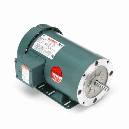 LEESON General Purpose Motor, 3 HP, 3 Ph, 60 Hz, 230/460 V, 3600 RPM, 56HC Frame, TEFC 119418.00